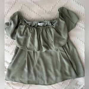 Off the shoulder shirt